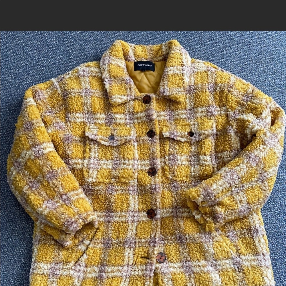 Driftwood Ryan Plaid Sherpa Jacket L